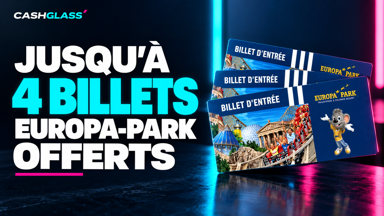 Jusqu’à 4 billets Europa-Park offerts
